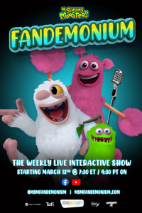 My Singing Monsters, Fandemonium, Sandi Gisbert, Portfolio, Producer, Production Manager, Animation, Vancouver, BC, Film Industry, Television Industry, Writer